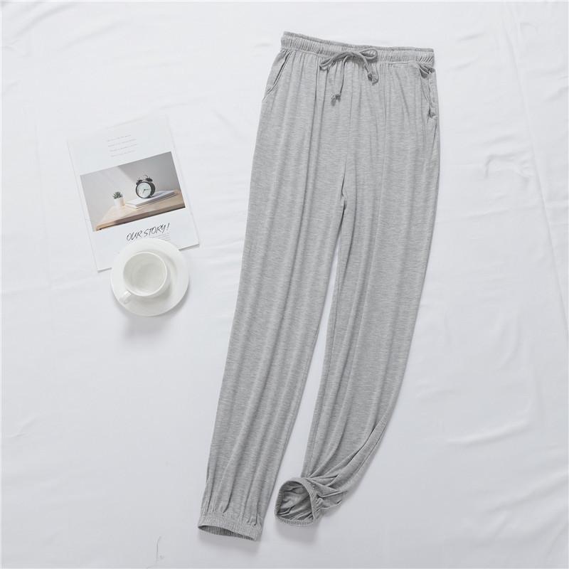Men's Modal Joggers – Large Size, High Elastic, Lightweight, for Home & Sports.