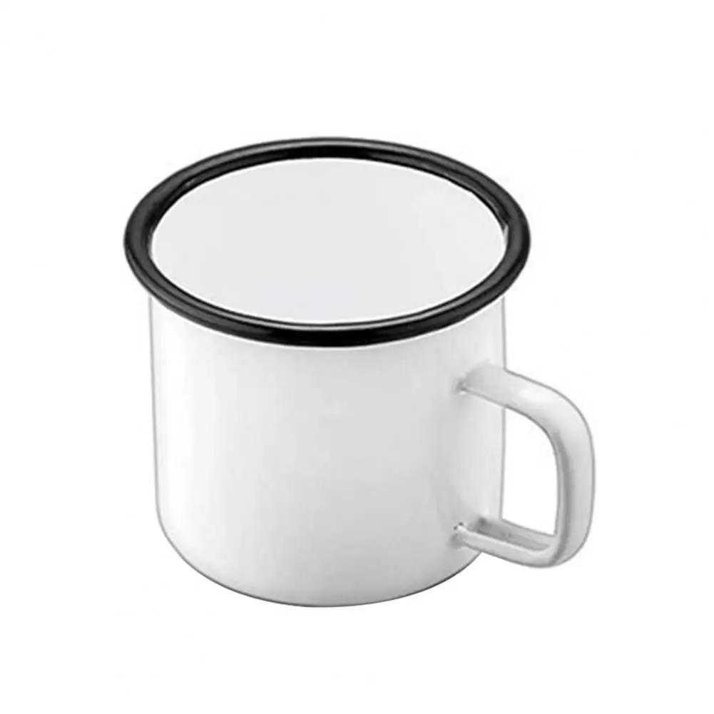 Enamel Coffee Mugs 350ML Creative Cup Travel Tea Milk Enamelware Home Kitchen Drinkware Christmas Party Gifts