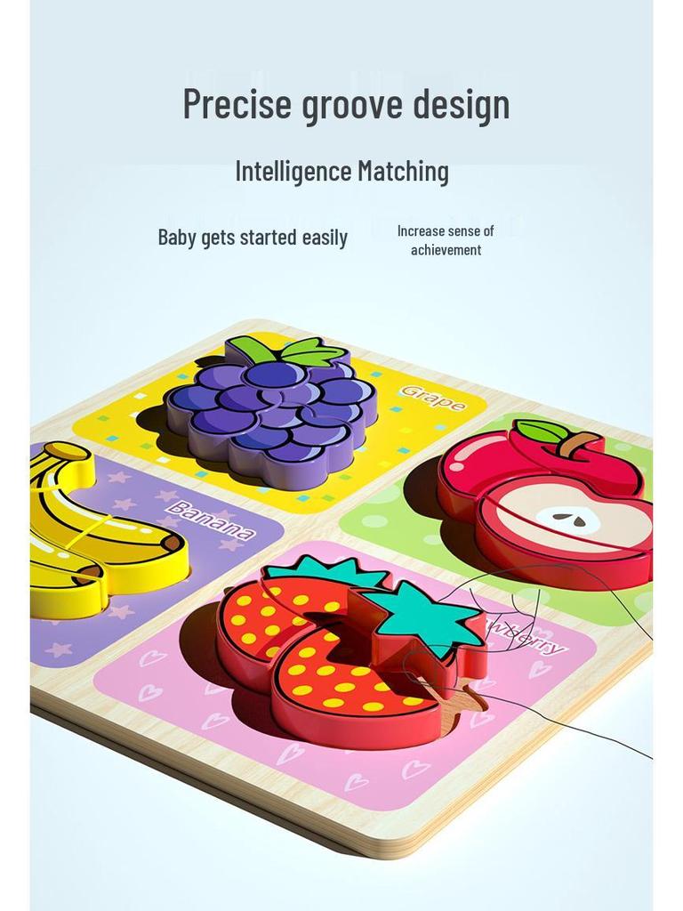 3D Wooden Cartoon Animal & Vehicle Jigsaw Puzzle - Educational Toy for Children's Early Learning