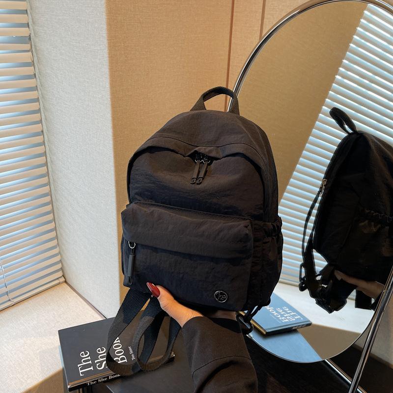 Versatile Cloth Bag Women's Summer New Fashion Niche Design Messenger Bag Casual Multi-functional Backpack