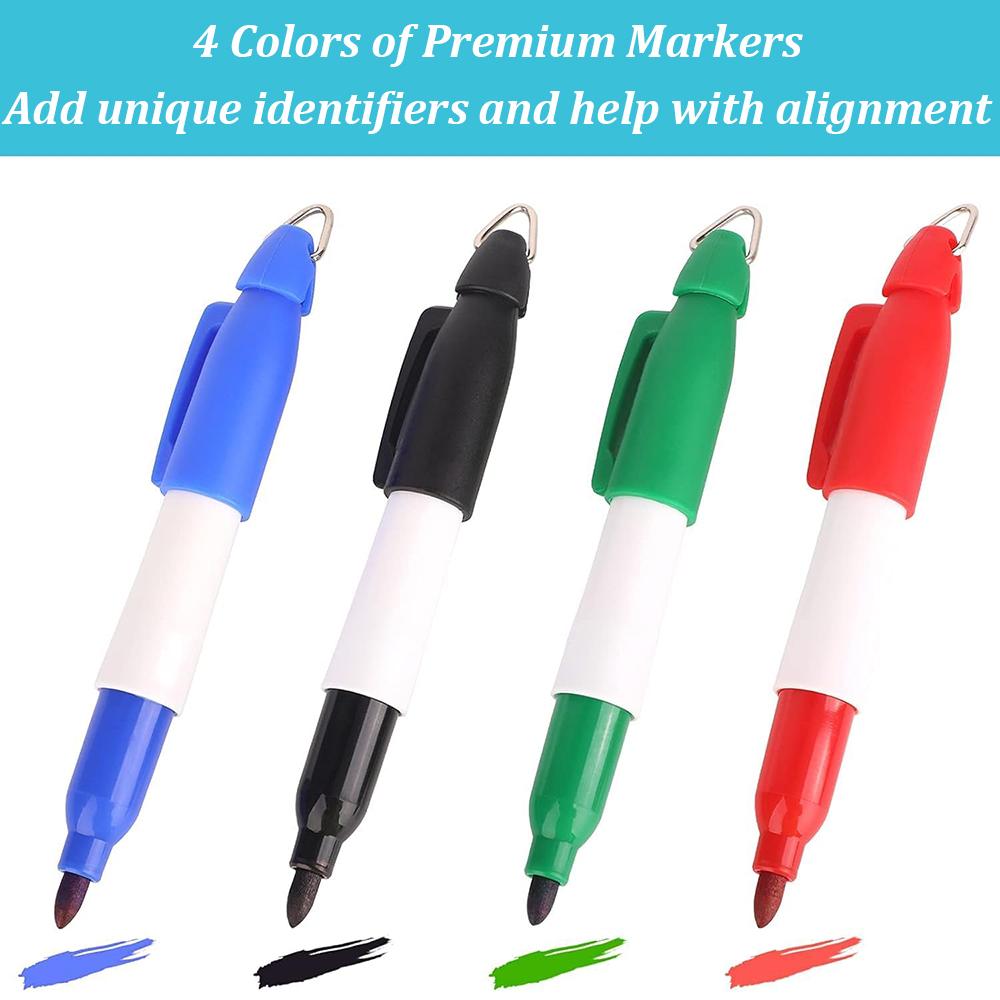 Precision Golf Ball Marker Line Marker Drawing Tool and Marks Pens Set Golf Training Aids Accessories Marking Scribe Liner Tools 5