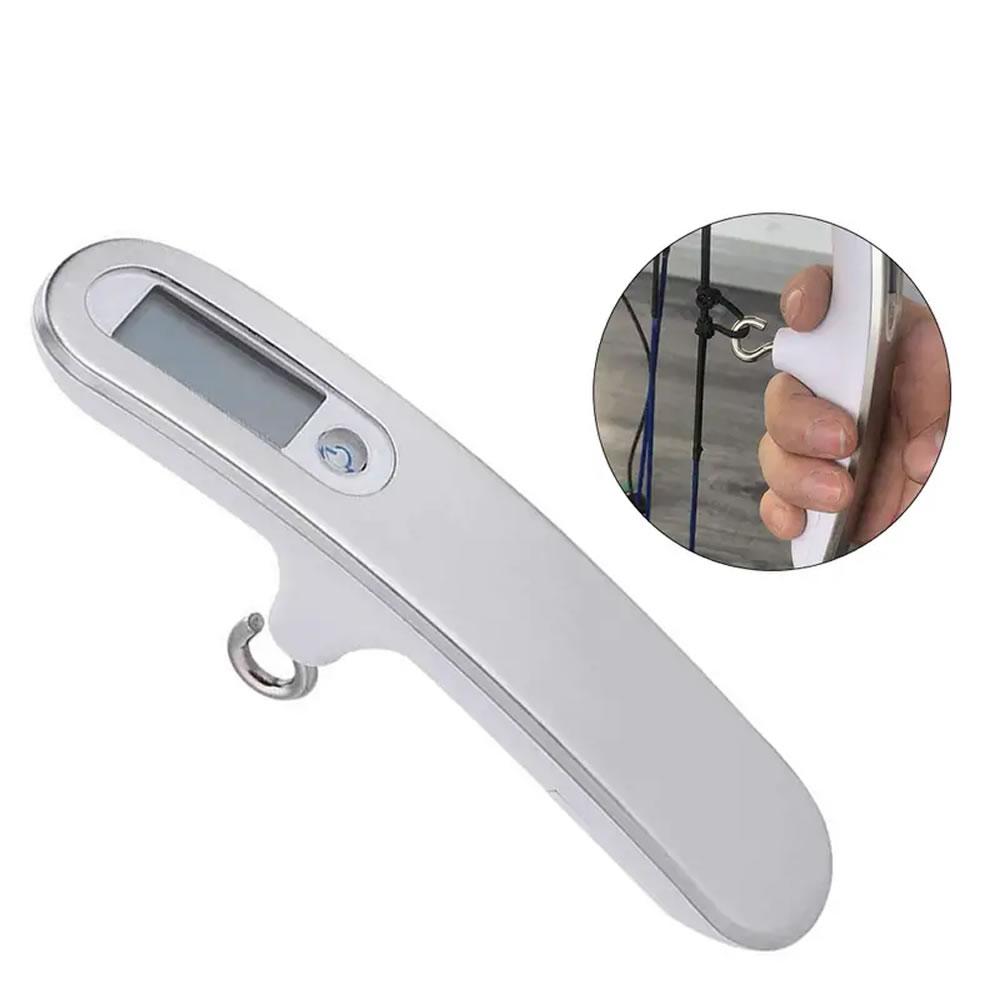 0-110lbs Archery Bow Scale Peak Measuring Instrument Portable LED Display Electric Digital Scale Compound Recurve Bow Test Tool