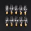 10 шт. E12 120 В 7 Вт Прозрачная лампа накаливания теплого желтого цвета для украшения, солевая вытяжка, лампа для холодильника