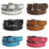 Zinc Zinc Alloy Pin Buckle Waist Belts Wide Waist Bands for Women Punk Waist Belt for Women  Women