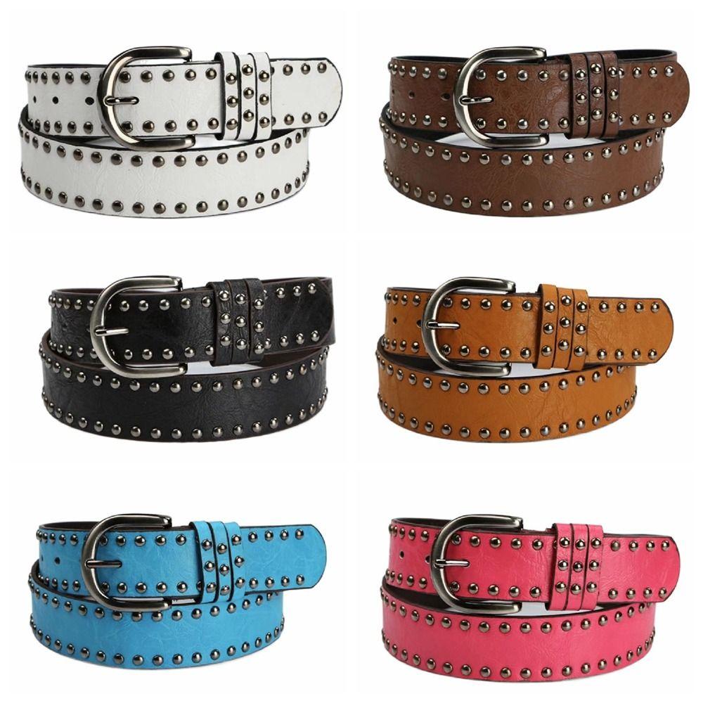 Zinc Zinc Alloy Pin Buckle Waist Belts Wide Waist Bands for Women Punk Waist Belt for Women Women