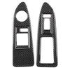 4pcs Window Switch Lift Panel Switch Trims Carbon Fiber Fit for Dodge Challenger 2008 2014 LHD