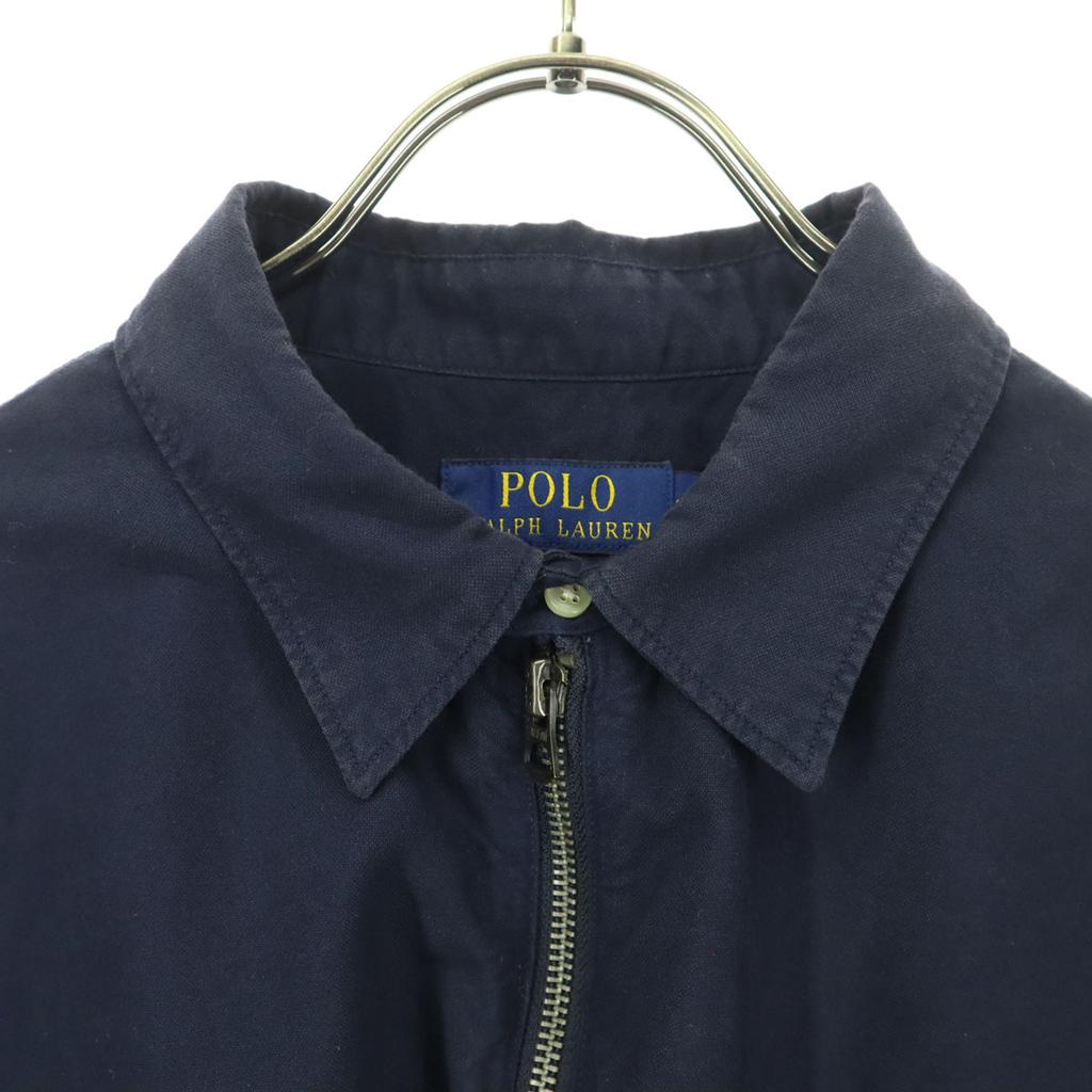 Polo Ralph Lauren Мужская куртка на молнии с длинным рукавом M Темно-синяя Б/у