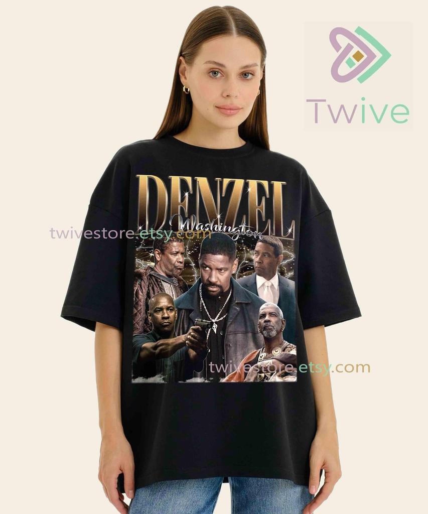Vintage DENZEL WASHINGTON Shirt, Denzel Washington Homage Fan Tees, Denzel Washington Retro Shirt, Flight Glory, Denzel Washington Equalizer