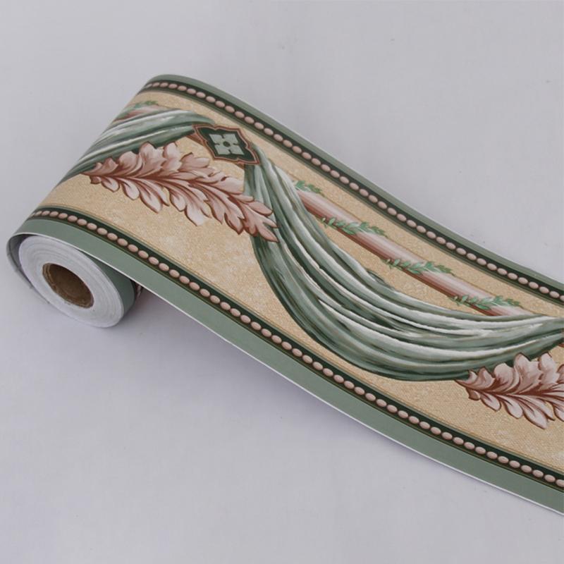 9 метров ПВХ водонепроницаемый линия талии пасторальный стиль самоклеящиеся настенные плинтусы линия обои декор гостиной бордюр настенная наклейка