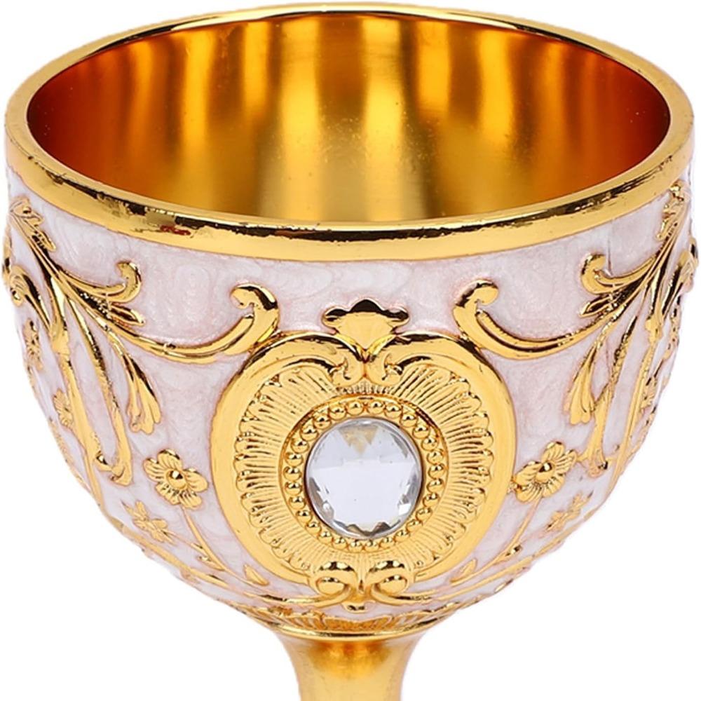 Small Medieval Goblet Alloy Metal Wine Cup Goblets & Chalices Vintage Chalice Party Favors
