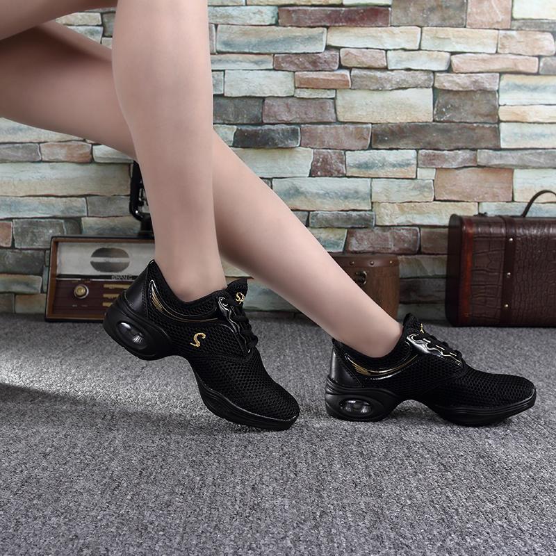 Женская обувь, обувь на воздушной подушке, танцевальная обувь, спортивная обувь, уличная обувь с дышащей сеткой, женские кроссовки