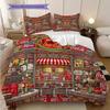 Cocacola Refreshment Sip Threepiece Set 1 Duvet Cover 2 Pillowcase Without Core Christmas Birthday Gift Soft And Comfortable