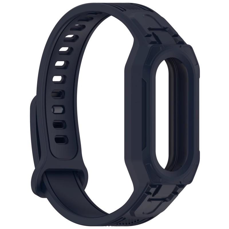 Для Xiaomi Band 10 9 8 7 6 5 Мягкий силиконовый чехол+Ремешок Сменный браслет Аксессуары