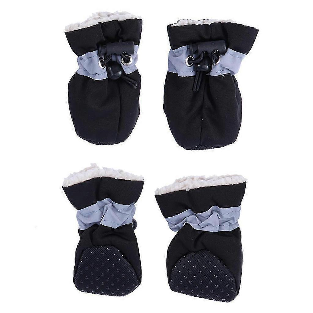 Puppy Snow Boots Warm Dog Pet Shoes For Indoor Use Wooden Floors 1Pack