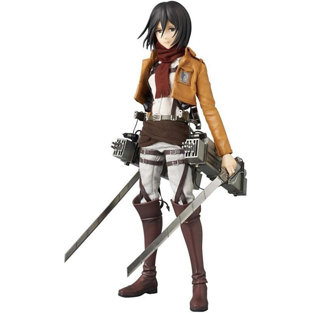 RAH Real Action Heroes Attack on Titan Микаса Акерман 16 масштабная подвижная фигурка из АБС-пластика и ATBC-ПВХ, окрашенная