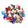 10pcs/lot Colourful Lampwork Beads Cute Mushroom Shape Loose Glass Beads For Jewelry Making DIY Craft Necklace Bracelet Findings