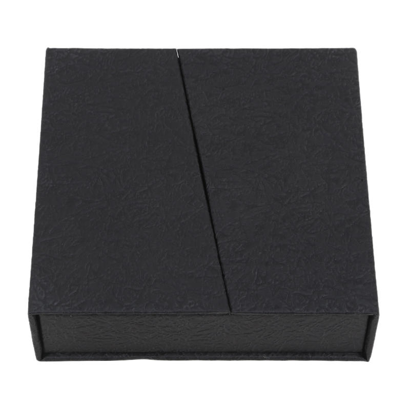 Magnetic Flip Jewelry Box 1/2PCS Dual Opening Thick Kraft Paper Organizer For Earring Necklace Ring Exquisite Gift Packaging