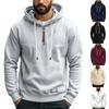 Men's Hooded Sweatshirt, Thick Casual Jacket, Loose Fit Sweatshirt