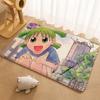 Yotsubato Anime Floor Mat Floor Mat Soft Flannel Non-Slip Door  Rug for Living Room