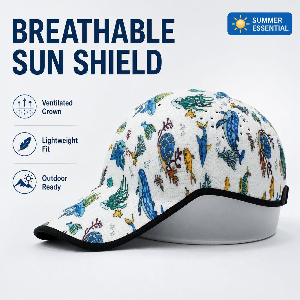 Seamless Sports Hat Packable Visor Cap New Design Outdoor Hat