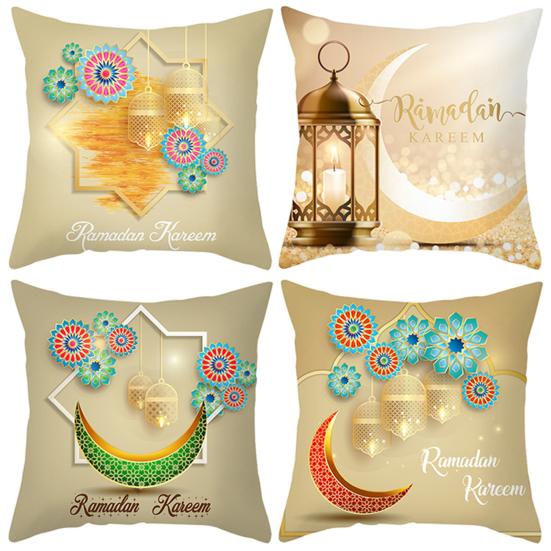 Pillow Case Breathable Festive Microfiber Modern Festival Home Sofa Soft Pillow Cushion Cover for Dorm