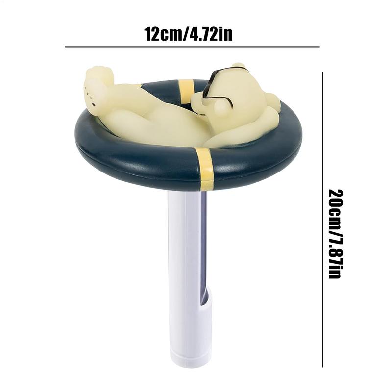 Swimming Pool Thermograph Floating Water Temperature Monitor For Pool Polar Bear Animal Shape Precisice Measurement Tool For