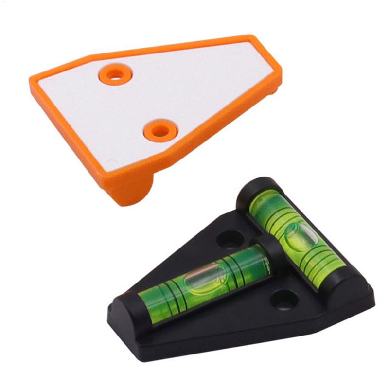 1pc Mini T Type Spirit Level Measurement Instrument Triangular Level T-type calibrator Spirit Bubble Shell Measuring Tools