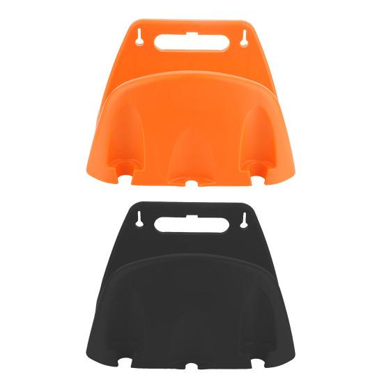 Пластиковый держатель шланга с направляющей, настенный компактный держатель для орошения сада, прочный пластиковый держатель для труб, стеллаж для хранения