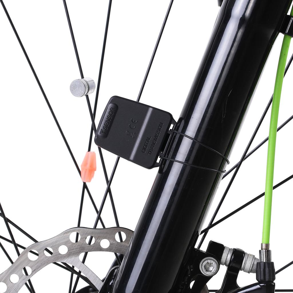 3 In 1 Bike Computer USB Rechargeable Wireless Cycling Computer Bicycle Speedometer with LED Front