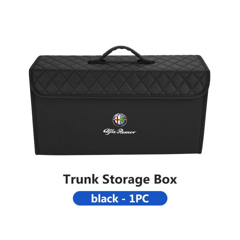 Car Organizer Trunk Storage Box Stowing Tidying Container Bag For Alfa Romeo GT Stelvio F1 Brera Volante Tonale Gloria Disco duw753
