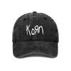 Кепка Бейсболка Рок-группы Korn Регулируемая Унисекс Кепки