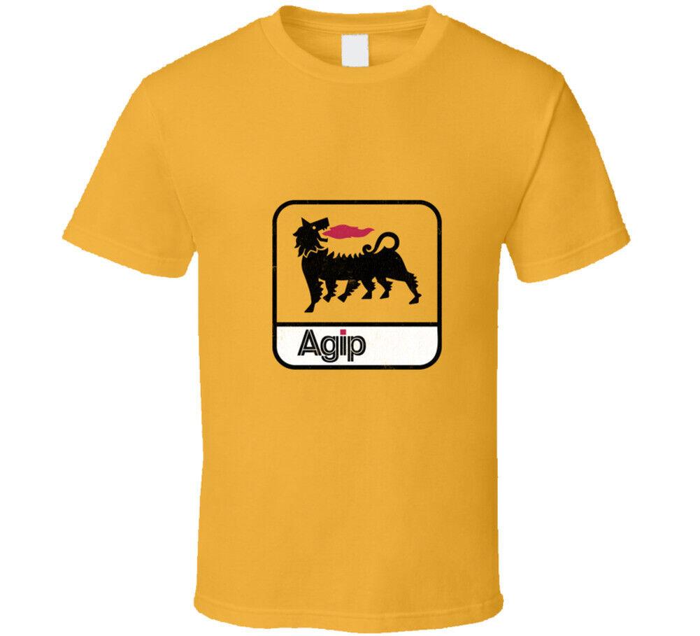 Agip, Футболка Мужская Женская Топ, Европейский, Петро, Eni, Автозаправка, F1, Гонки, Автомобиль, Автомобильный