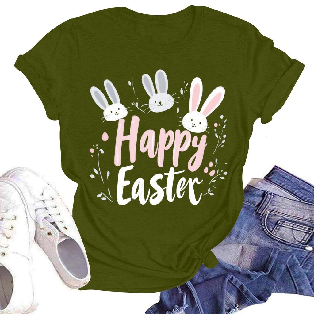 Женская повседневная свободная футболка с принтом, круглый вырез, пуловер, короткий рукав, топ