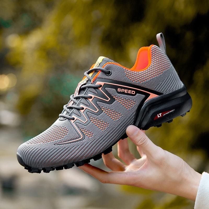 Outdoor Shoes Hiking Shoes Outdoor Light Training Shoes Men's Shoes Mesh Casual Shoes Men's Comfortable And Breathable Fashion