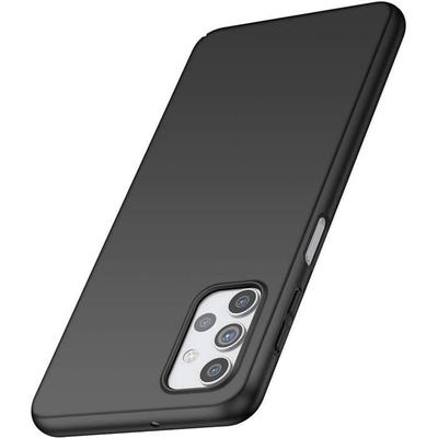 Защитный чехол - BOOLING - для Samsung Galaxy A32 5G - Жидкий силикон - Противоударный - Тонкий - Черный