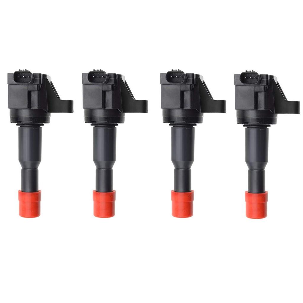 GzYcsFocusqp [Набор из 4 шт.] Катушки зажигания для Honda Fit, Mobilio, Spike, Airwave (GK1, GK2, GB2, GB1, GJ1, GJ2) - Номер детали: 30520-PWC-003 (CM11110)