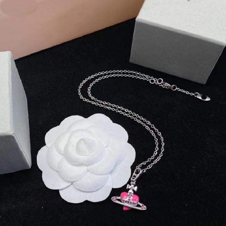 Большое колье в форме сердца Vivienne с блестящими стразами для женщин