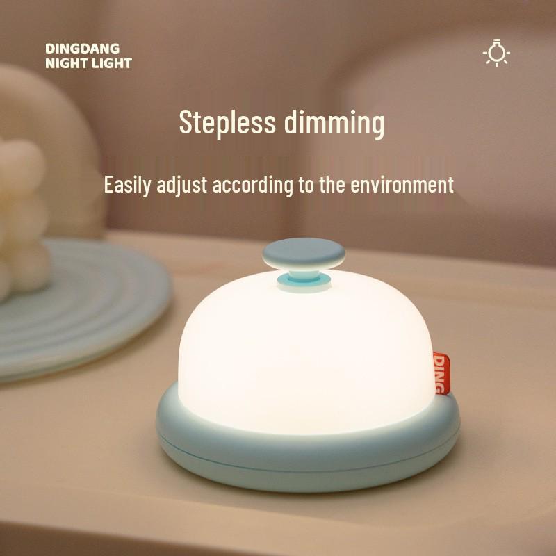 Силиконовый ночник Панда Пунда: Перезаряжаемая прикроватная атмосферная лампа в подарок