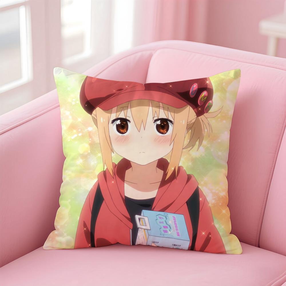 Funny Cute Anime Himouto UmaruchanH Cushion Cover Pillow Case Soft Skin Friendly Fabric Concealed Zipper