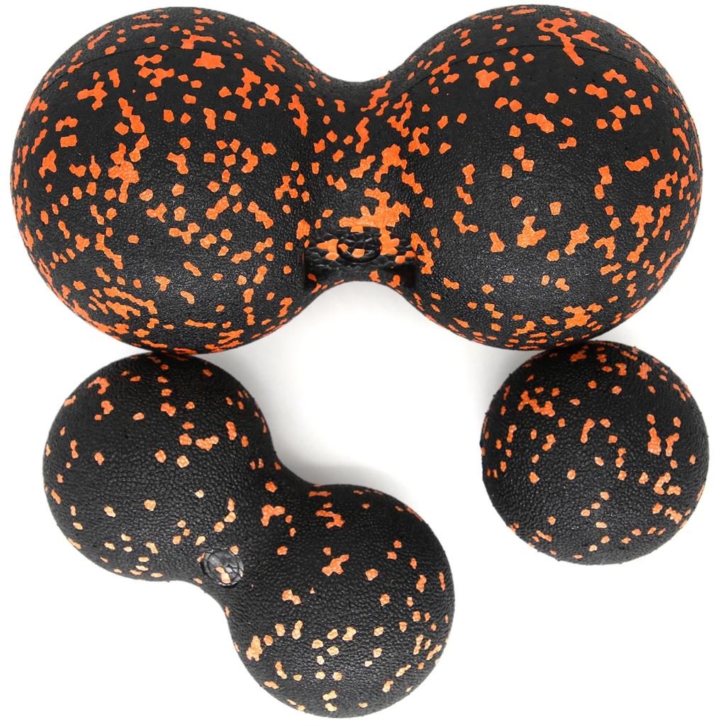 Набор массажных мячей из EPP, мяч для лакросса, легкий легкий мяч для спины, шеи, ног, глубокая ткань, миофасциальный релиз