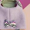 PLUM STUDIO Итальянский кроп-жилет из натуральной шерсти Petit Bebe - Сиреневый