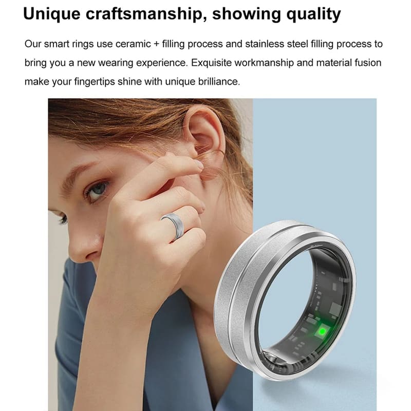 Смарт-кольцо для мужчин и женщин, пульсометр, кислород в крови, сон, мониторинг здоровья, спортивная активность, фитнес-трекер, смарт-кольца для Android IOS
