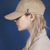 VARZAR Stud Logo Overfit Ball Cap Beige