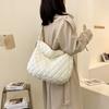 Autumn and Winter Bags, Clouds, Folds, Big Bags, Women's Casual Personality, Large-capacity Cotton Clothes, Messenger Bags, Commuting