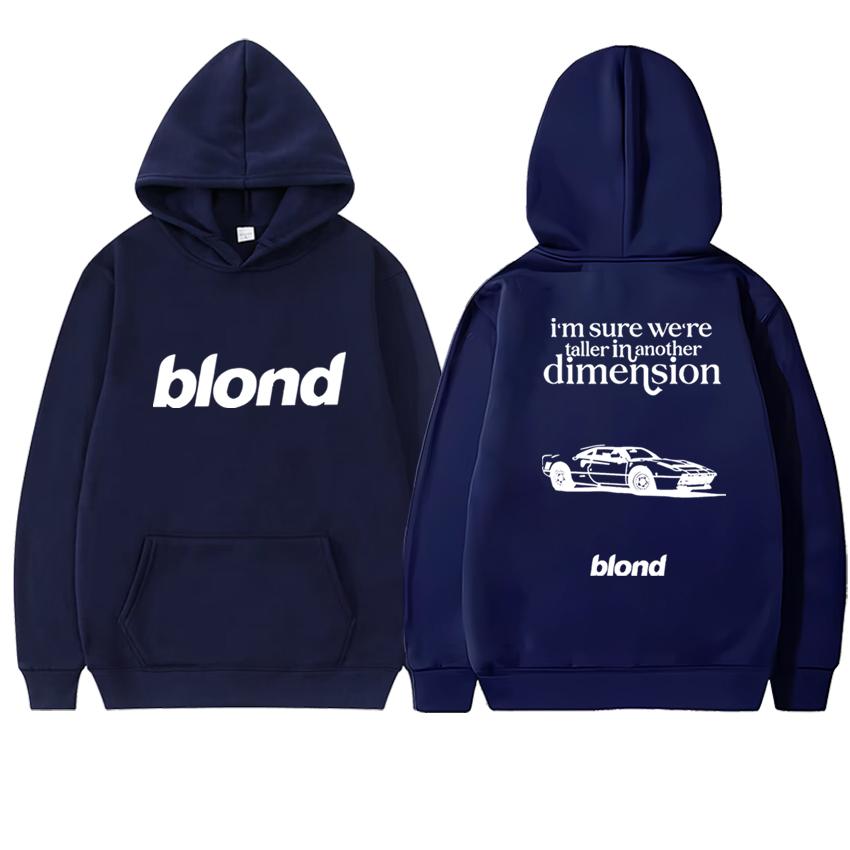 Hot Sale Frank Ocean Blonde Album Double Sided printed Hoodies Men Women harajuku fashion Y2k Sweatshirt Unisex Fleece pullovers