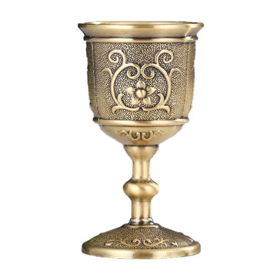 Practical Anti-fall Electroplating Nice-looking Antique Mini Wine Pot Cups Party Decor Wine Jug