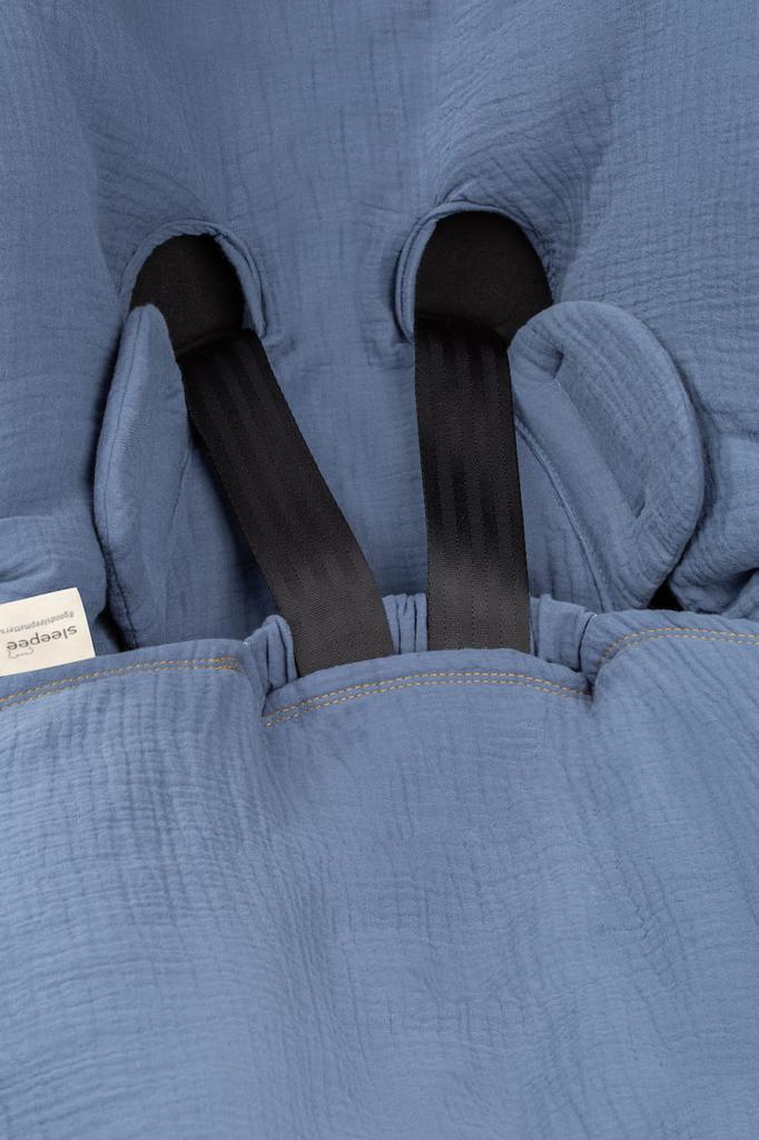Muslin Wrap/Blanket For Car Seat Petrol