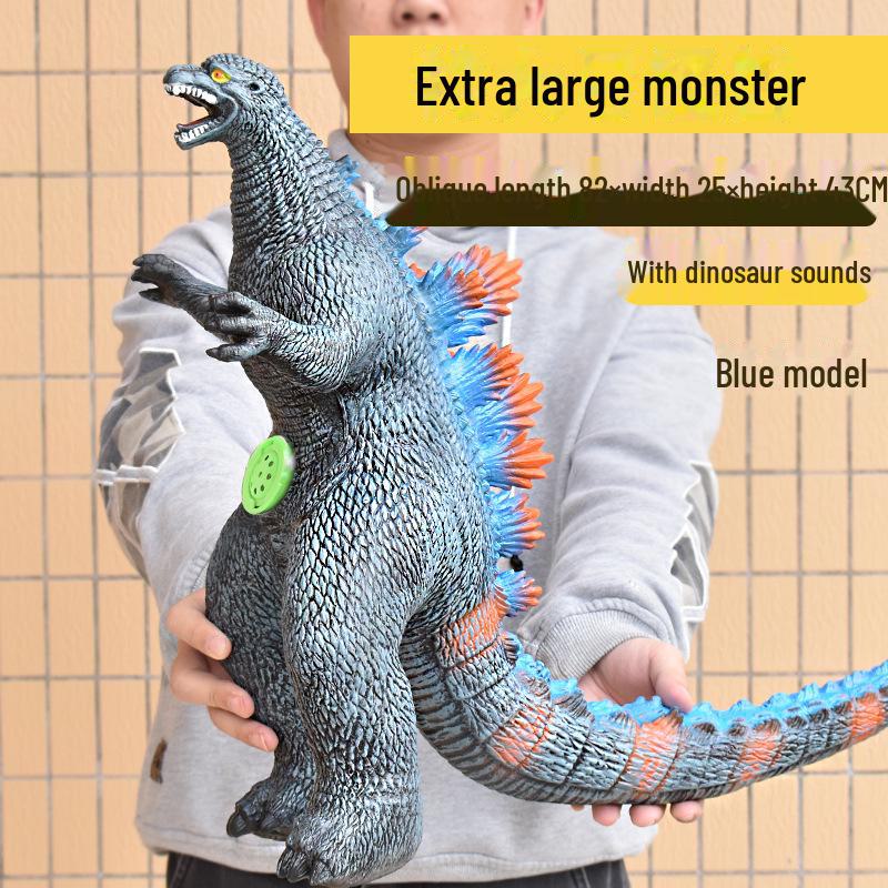 Soft Plastic Giant Dinosaur Model - Cotton-Filled Tyrannosaurus Rex/Triceratops Gift