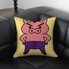 BBuriburizaemon Pillow Case Fashion Square Pillowcase Bedroom Sofa Room Ins Decoration Leisure