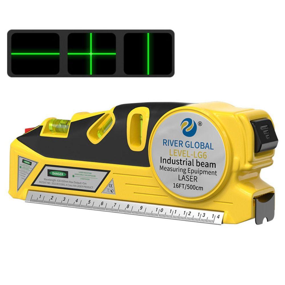 Vertical Horizontal Infrared tape measure Cross Line Measuring Tape Renovation
